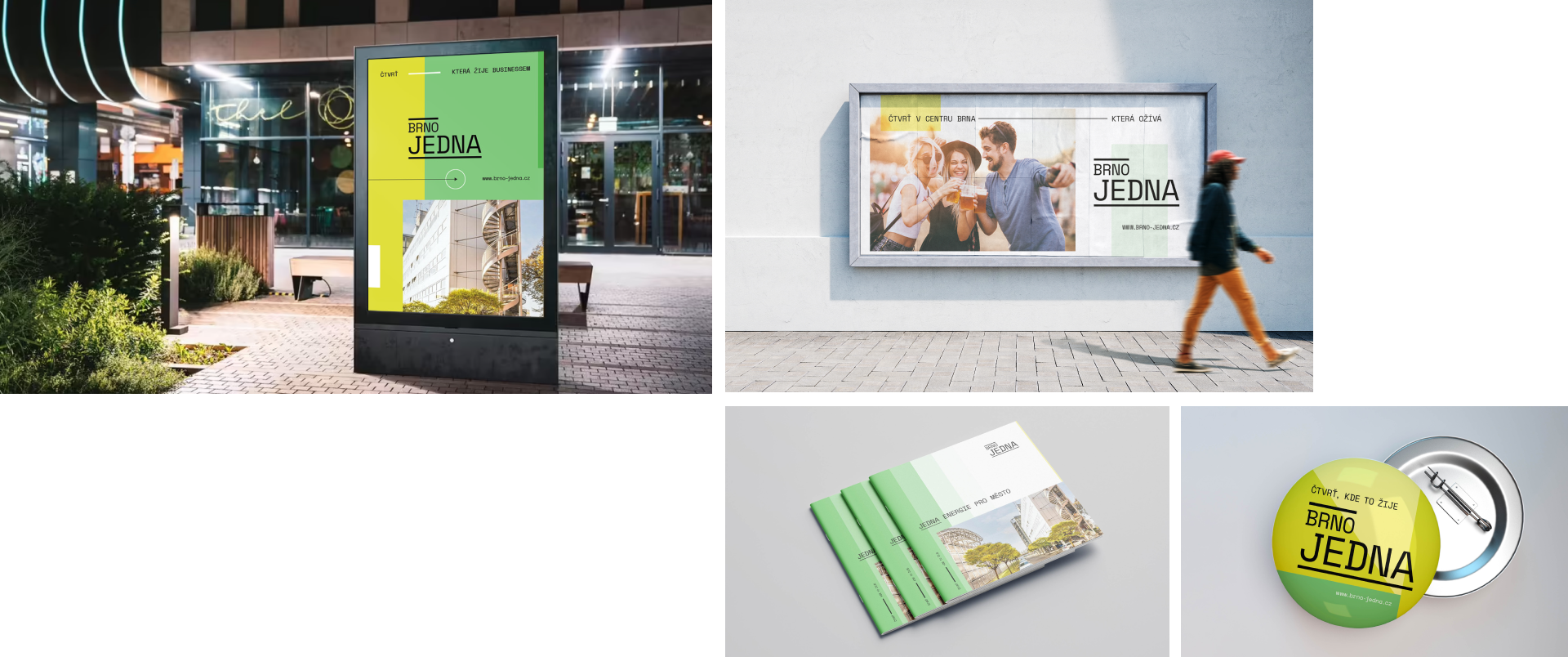 Brnojedna branding material