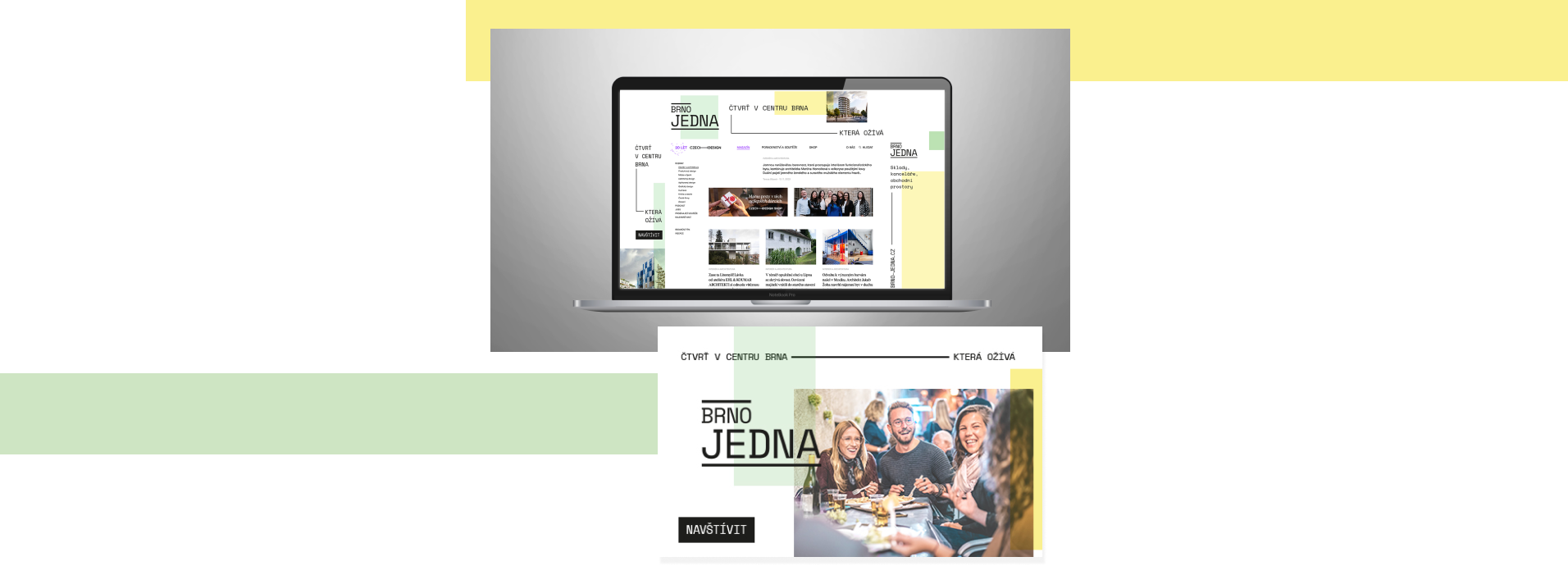 Brnojedna branding material
