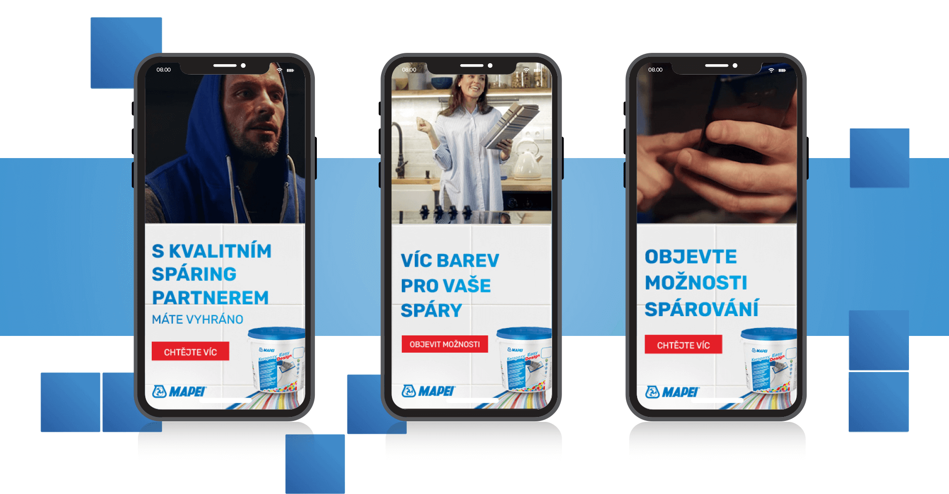 Mapei web na mobilnich zarizenich